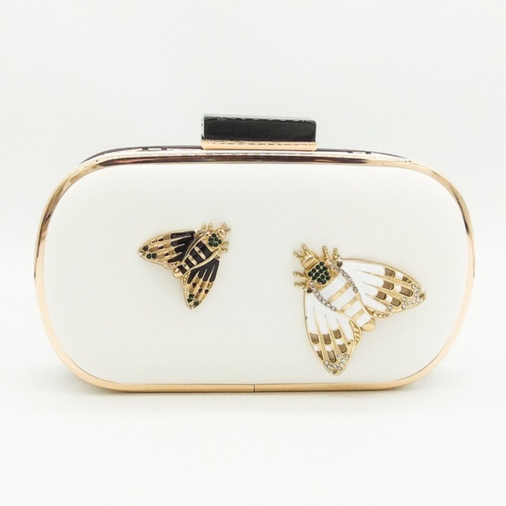 Hard Box Clutch Evening Bag